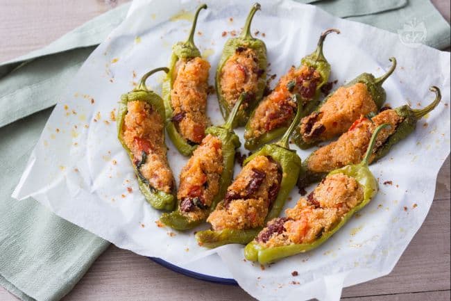 Vegetarian Stuffed Friggitelli Peppers