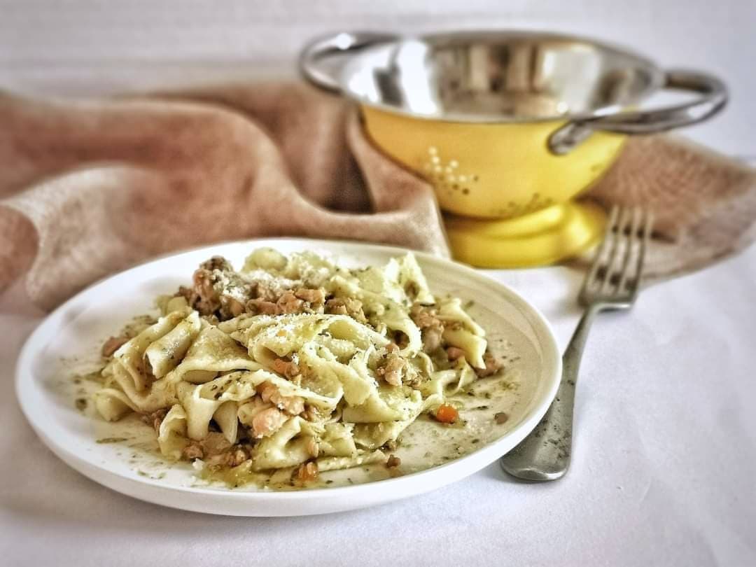 Pappardelle with White Rabbit Ragù